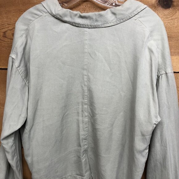 Vintage GERTIES Made USA 2 Piece Button Down Shirt & Pants Size XL Green Soft - Picture 8 of 14